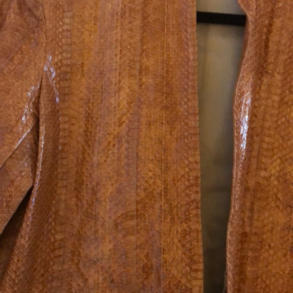 Vintage water snakeskin jacket - Picture 4 of 5